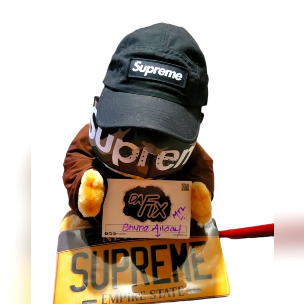 🤤  Supreme Hat  Black Adjustable  🤤